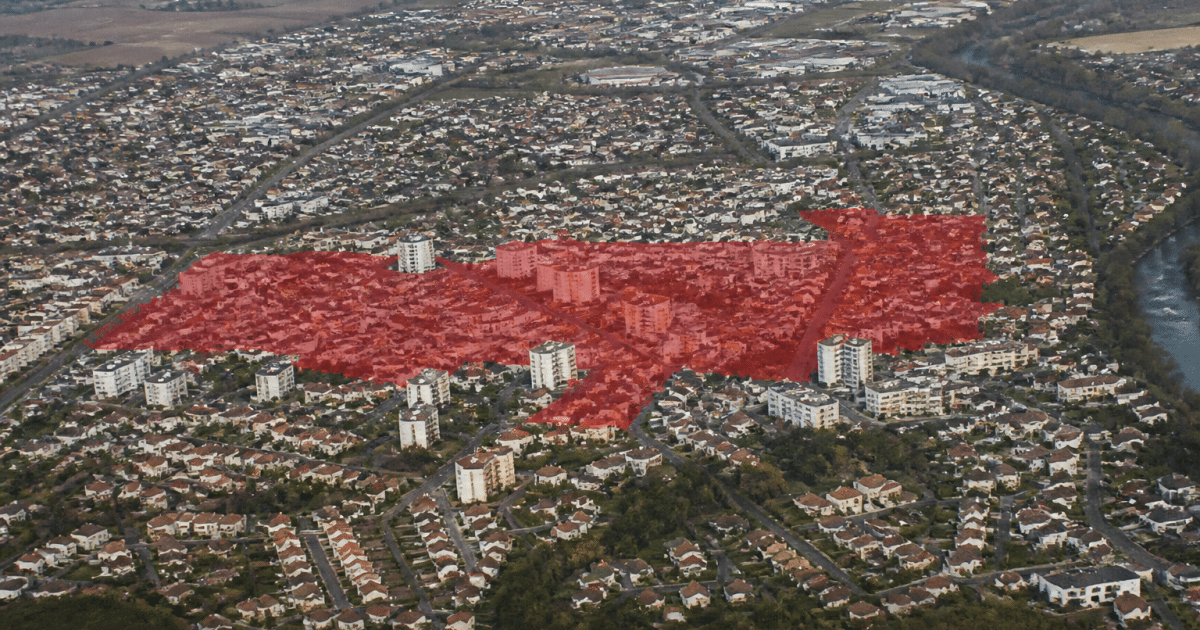 carte ville Mont-de-Marsan zones rouges quartiers signalés